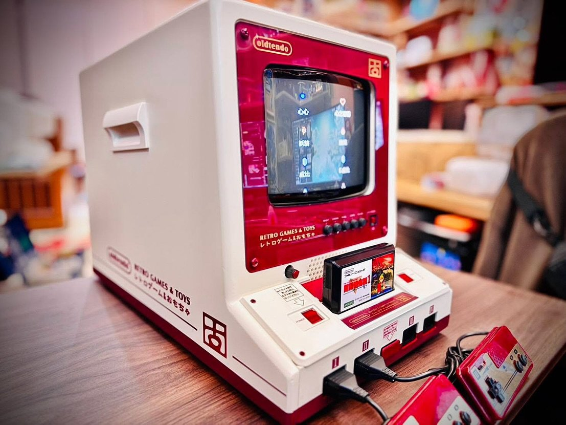Oldtendo Famicom Console TV