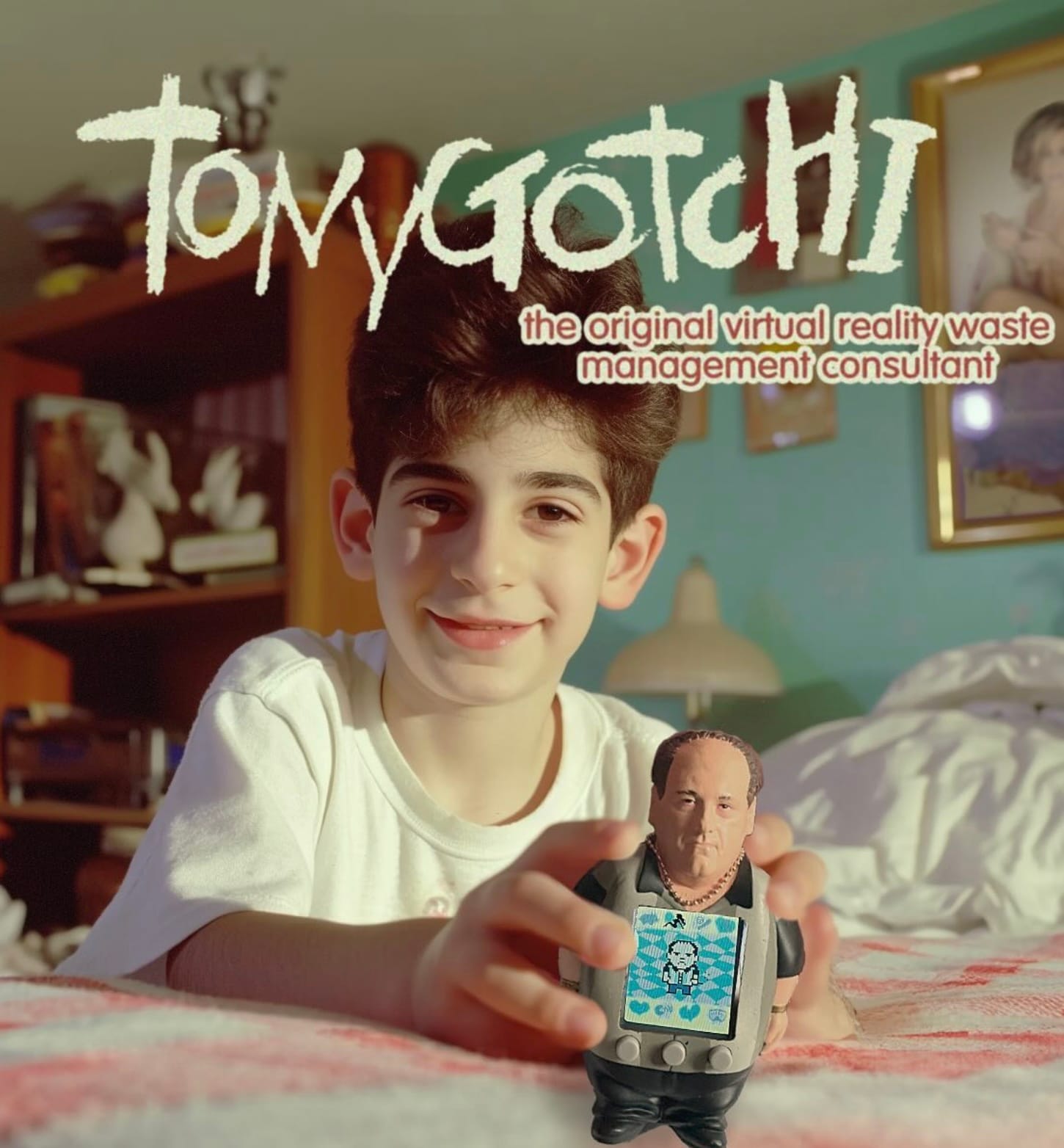 Initial advert for the Tonygotchi