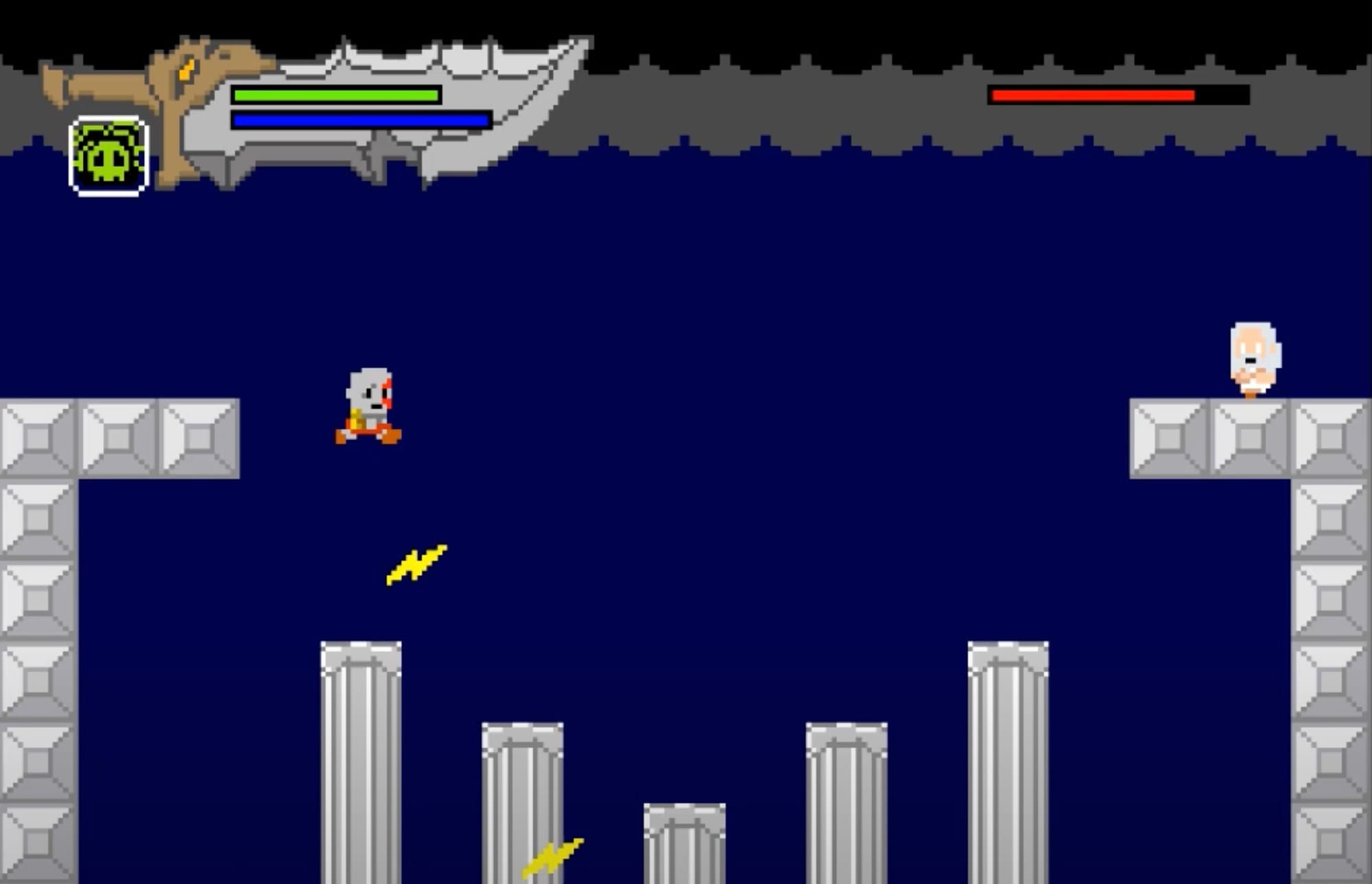 Fighting Zeus in Bit of Way