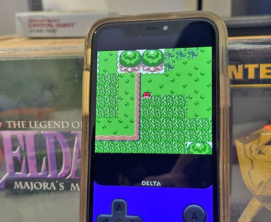 A forest that looks like it's come from a Zelda game with Pokemon assets