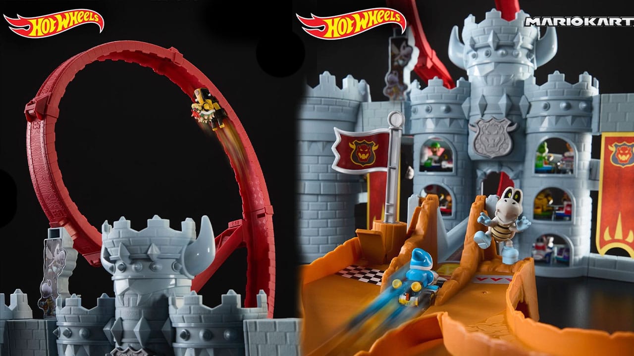 Two marketing images for the Bowser's Castle set