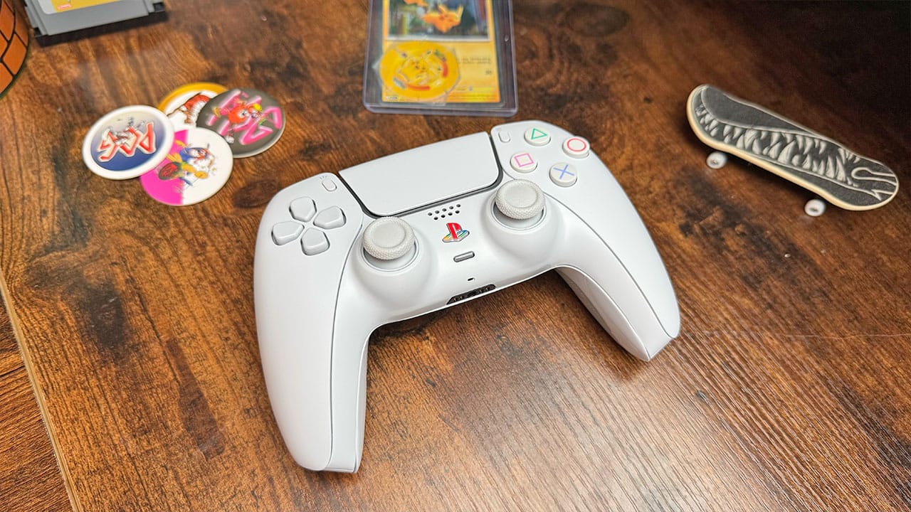 The PSOne Shock Button style controller from Killscreen