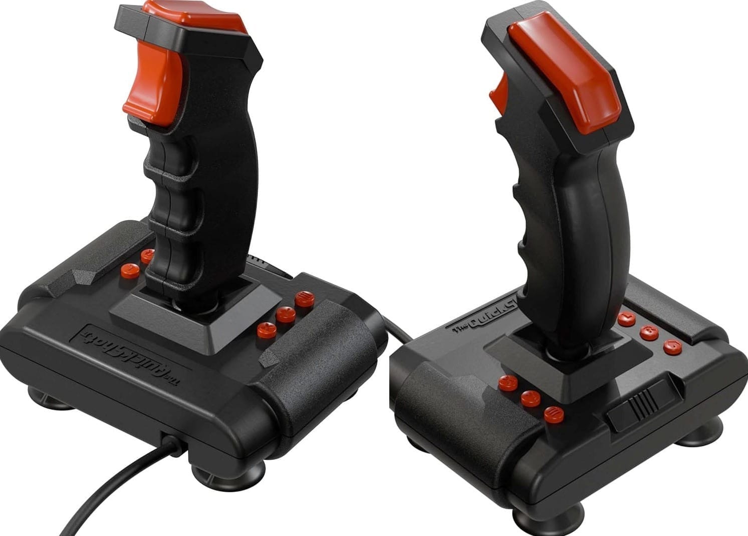 Different angles of THEQUICKSHOTII Joystick