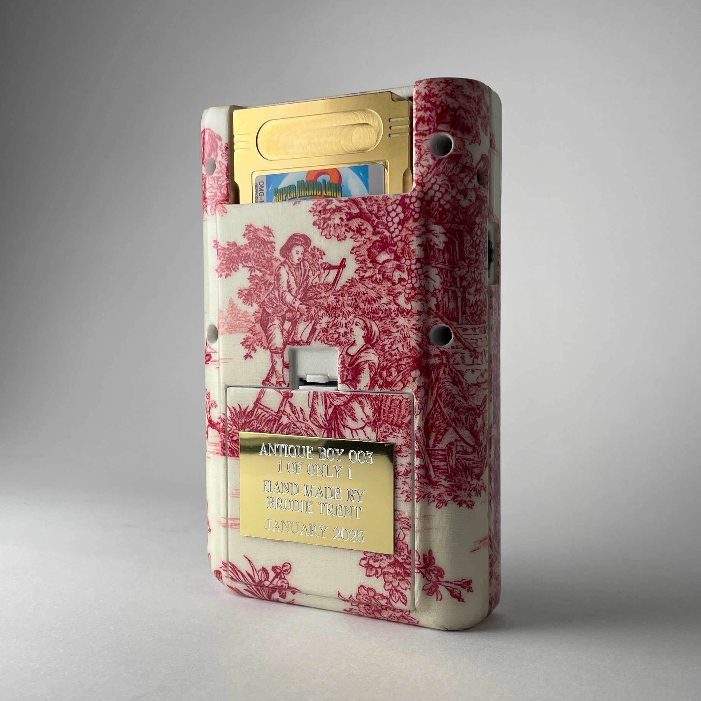 Red Antique design Game Boy 