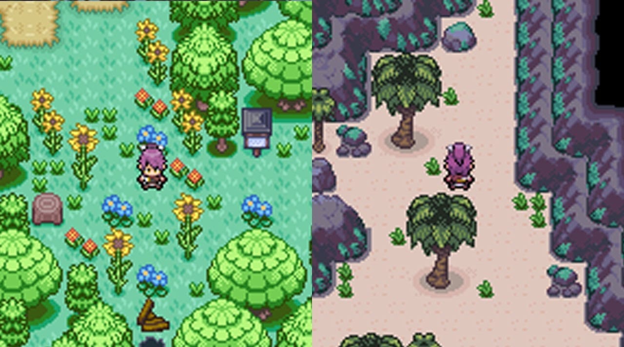 Two different areas in Lemuria