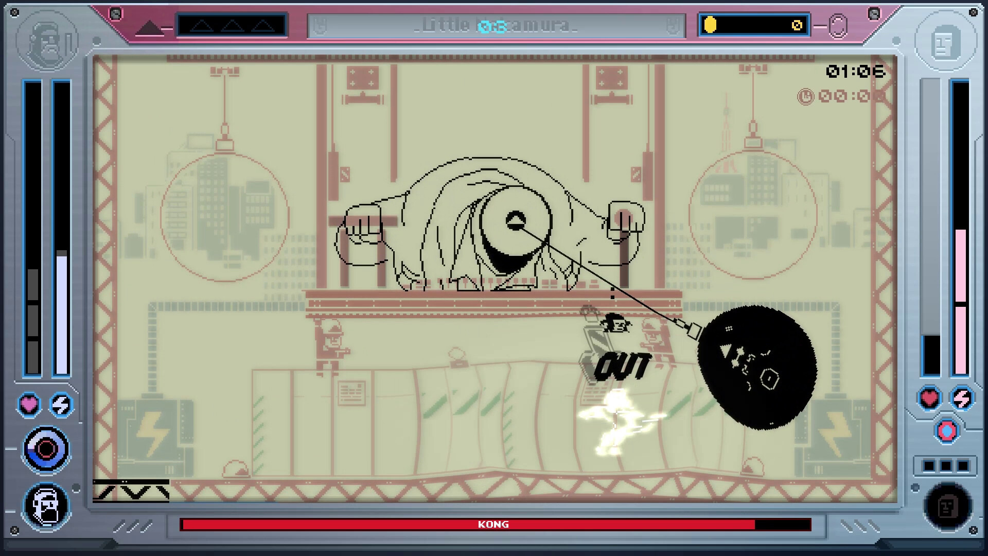 A wrecking ball head in Future Knight