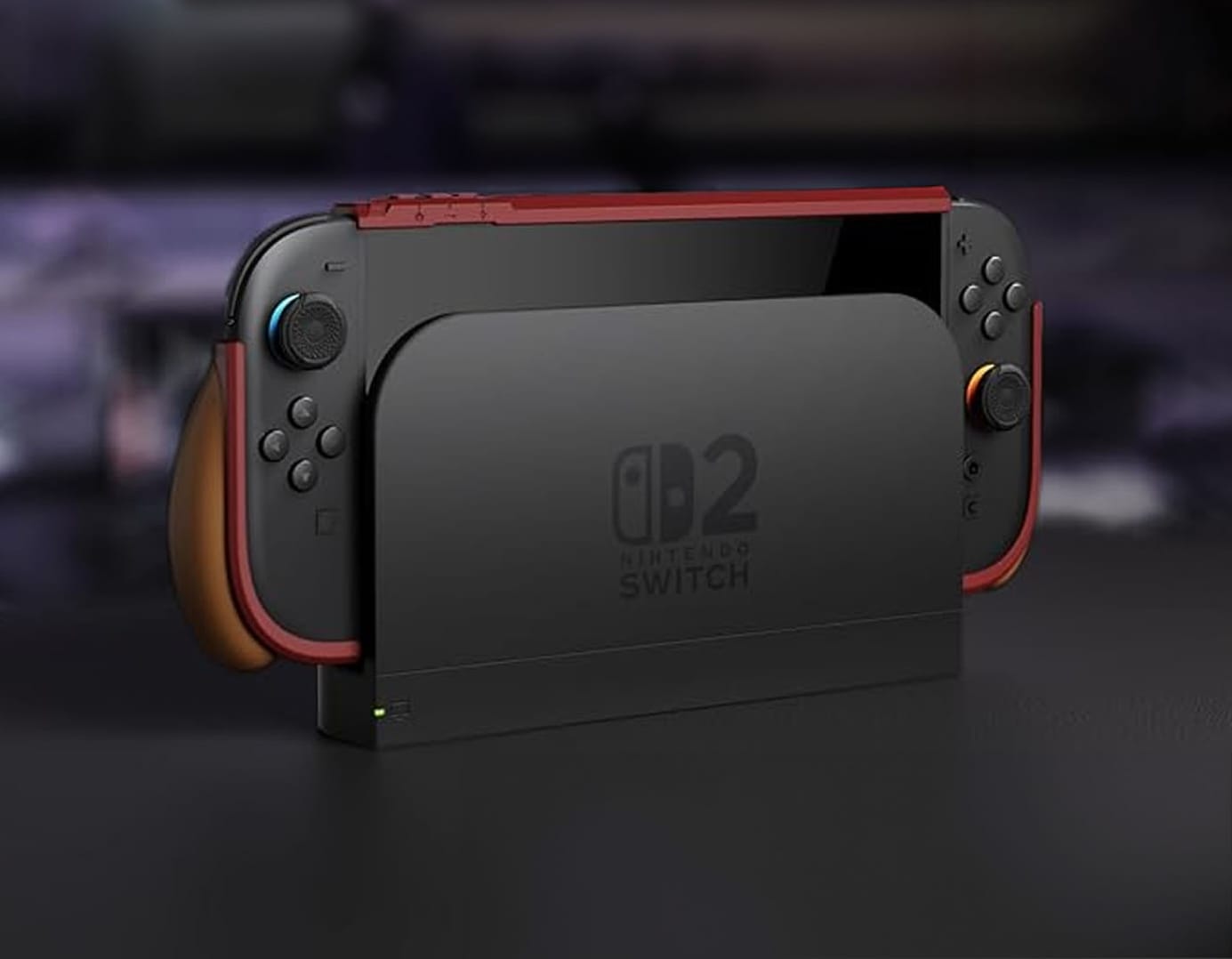Beyond grip for Nintendo Switch 2 in a Switch dock