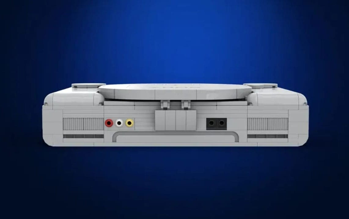 Rear of the LEGO PS1