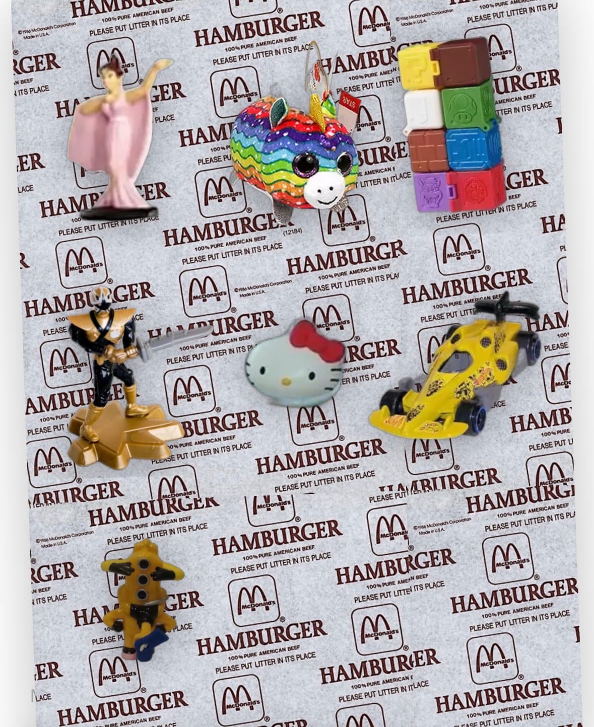 Collectible toys in an online collection