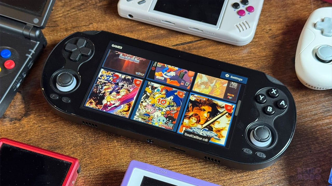 Flycast game selection screen