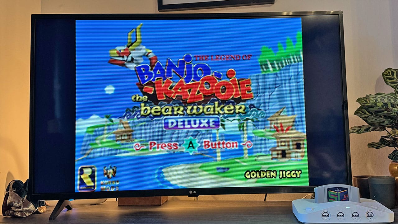 Banjo-Kazooie The Bear Waker start screen
