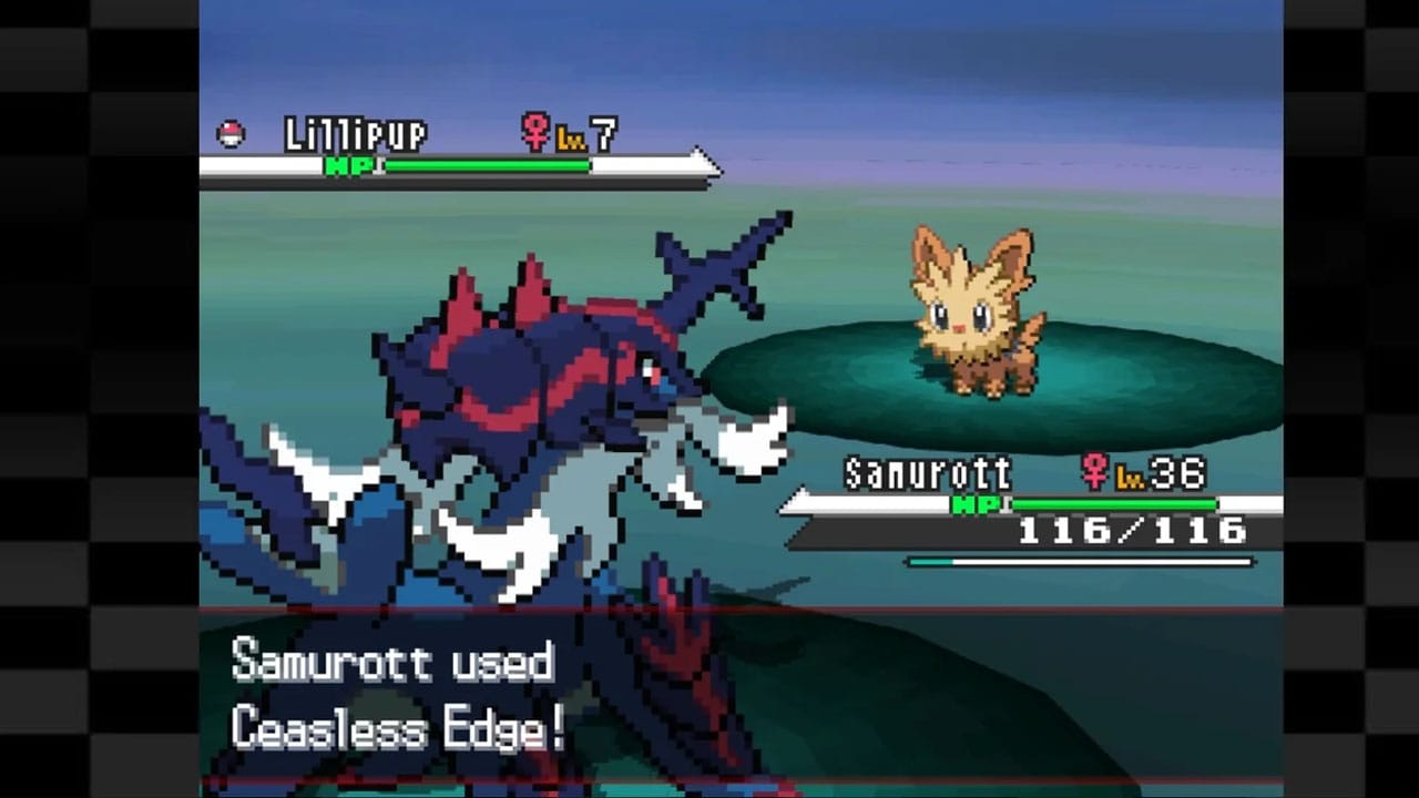 Pokémon battling with new moves 