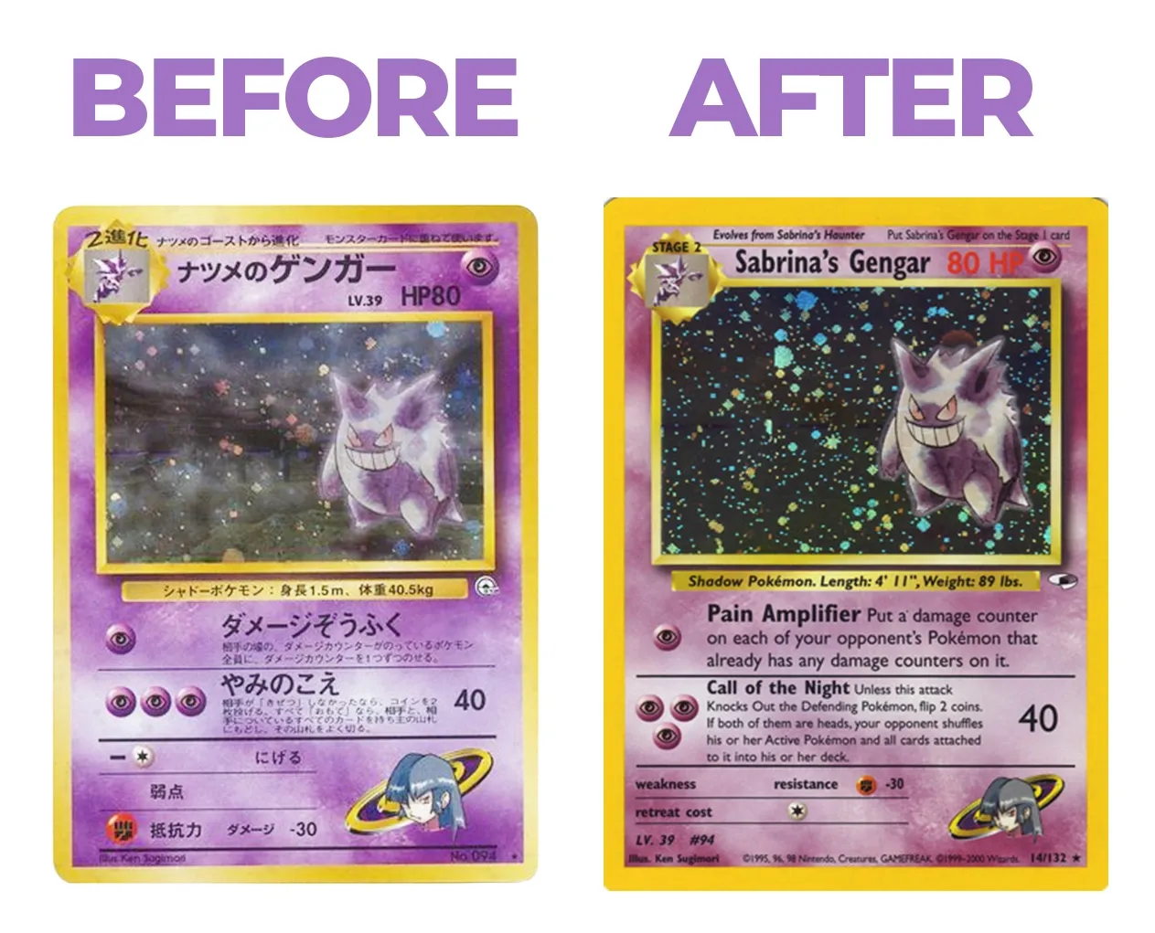 Sabrina's Gengar banned Pokemon card