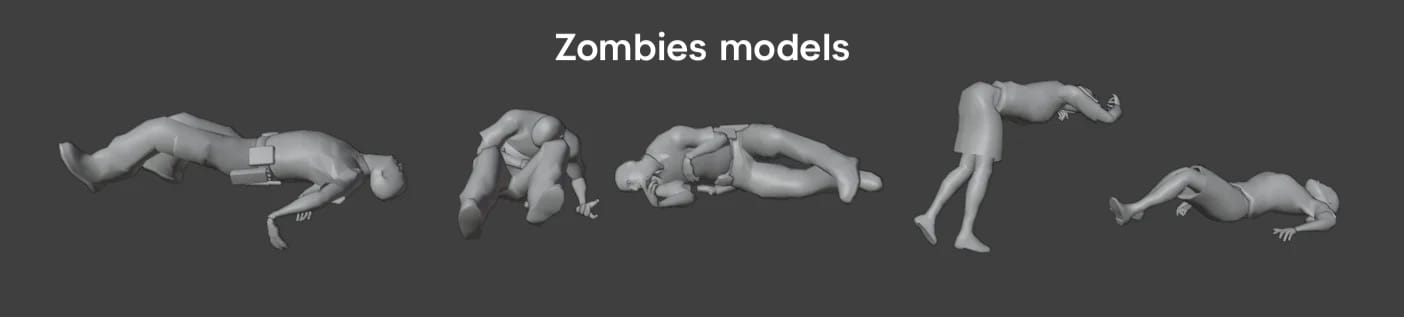 Zombies models GTA 4