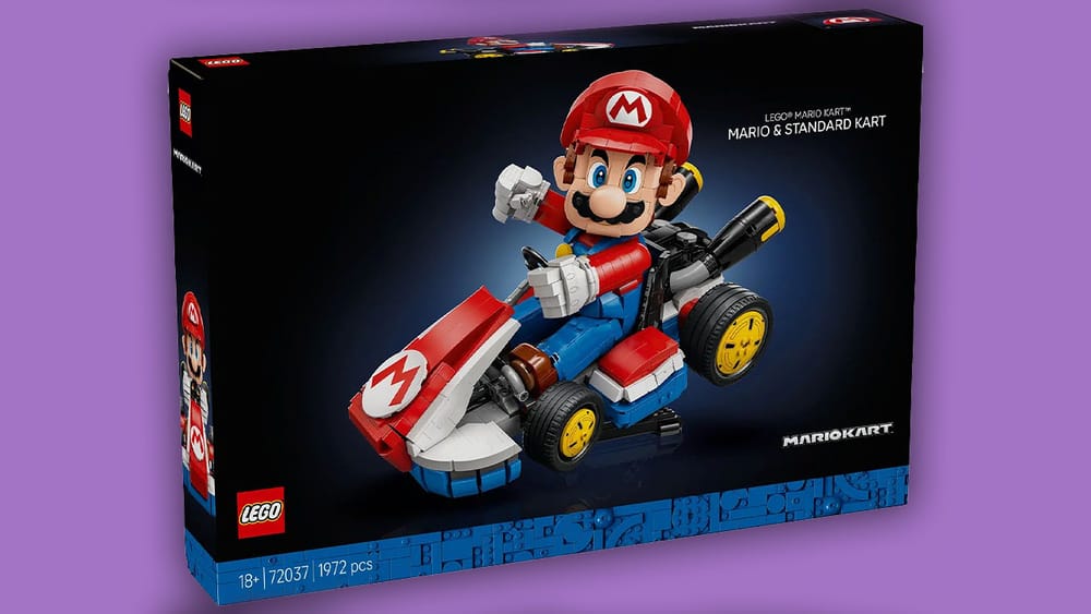 Image of the Mario Kart LEGO box