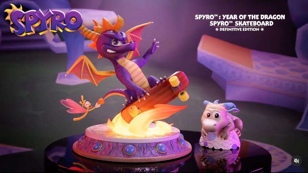 Spyro: Year Of The Dragon Skateboarding Figurine Could Be The Ultimate Spyro Collectible post feature image