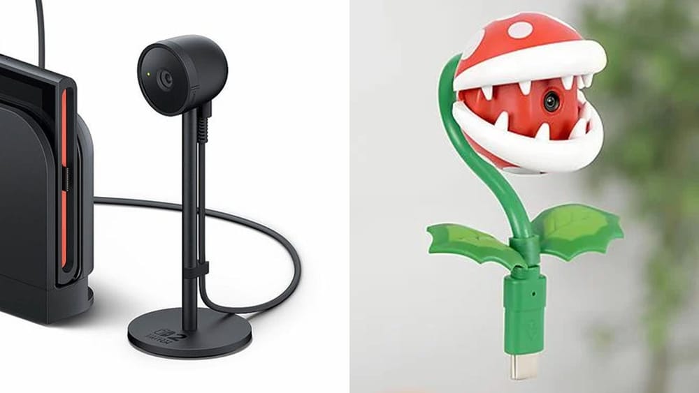 HORI Come To The Rescue With A Piranha Plant Camera For Switch 2 GameChat