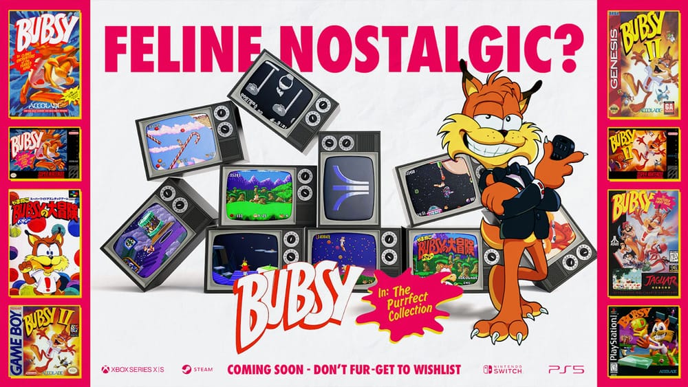 Atari & Limited Run Games Announce 'Bubsy In: The Purrfect Collection' post feature image
