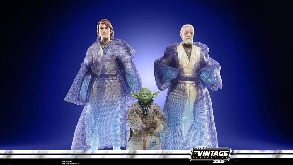 Anakin, Yoda, and Obiwan spirits