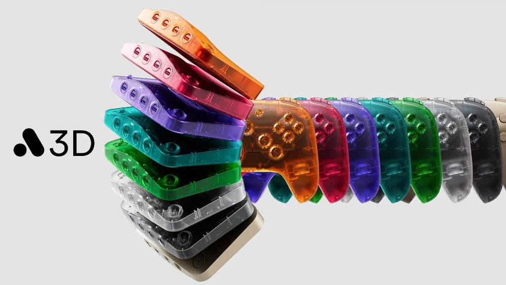 A picture showing all of the colour variants for the Analogue 3D and 8Bitdo Bluetooth Controller