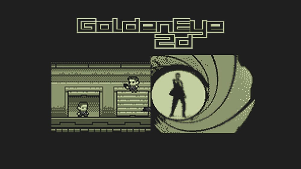 GoldenEye 2D gameplay and Bond cutscene