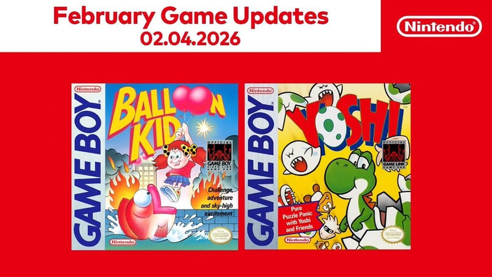 Images of two Game Boy games