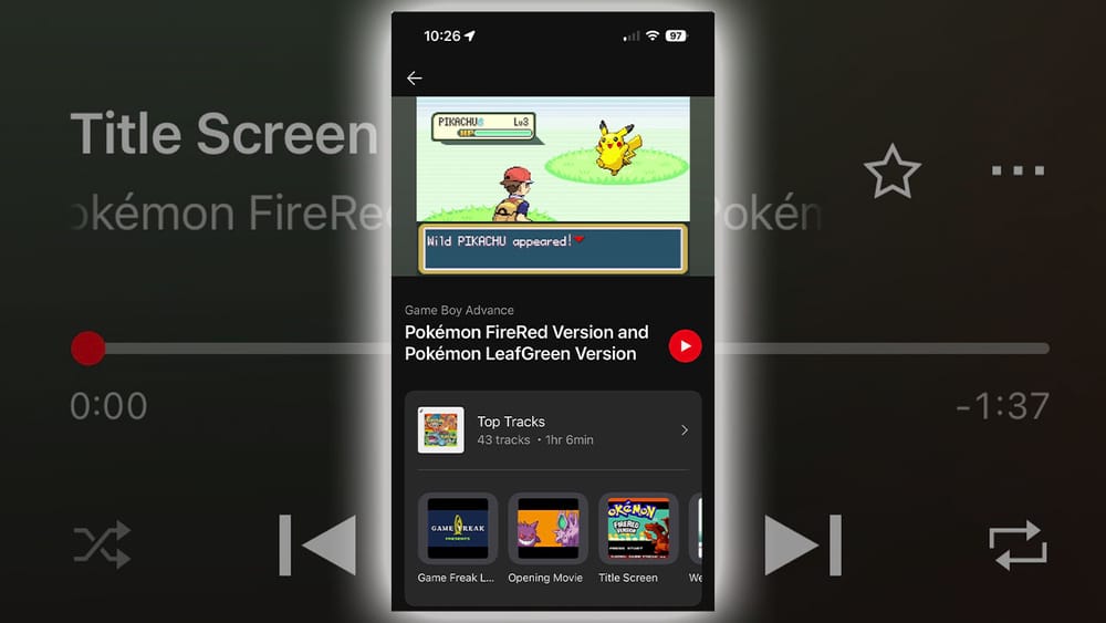 Music From Pokémon FireRed & LeafGreen Arrives On Nintendo Music post feature image