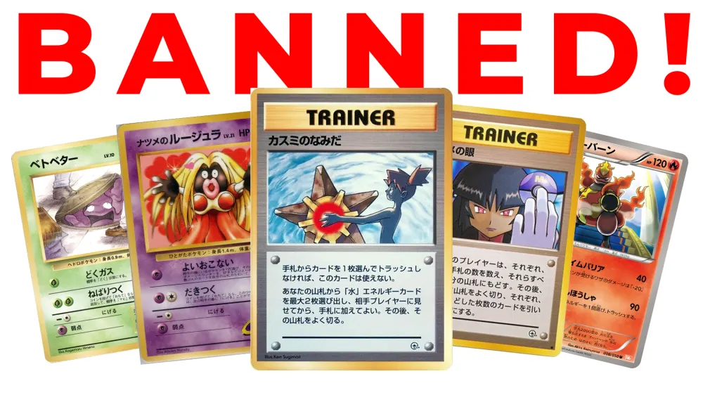 Every Banned Pokémon Card Ever Made [Full List] post feature image