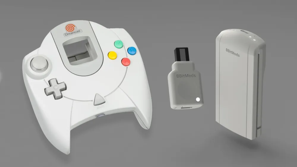8BitMods Reveal Dreamcast Controller Accessory That Makes It Connect Wirelessly post feature image