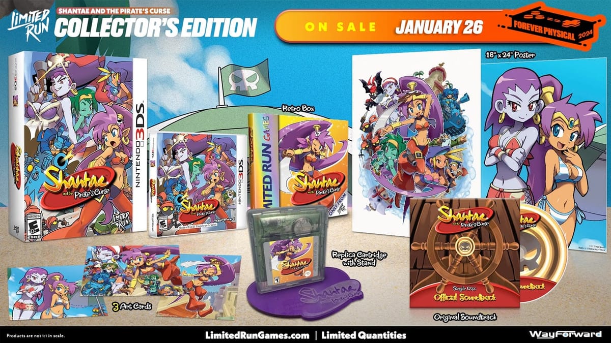 Shantae and the Pirate's Curse (3DS)　北米版 Shantae and the Pirate's Curse (3DS) – Limited Run Games