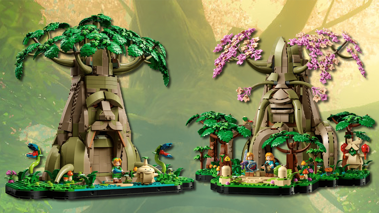 LEGO And Nintendo Unveil The Legend Of Zelda Great Deku Tree 2-in