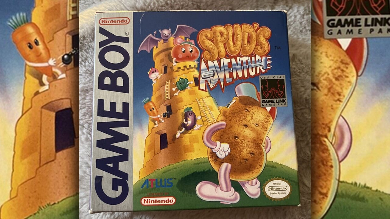 Spud's Adventure Game Boy Box