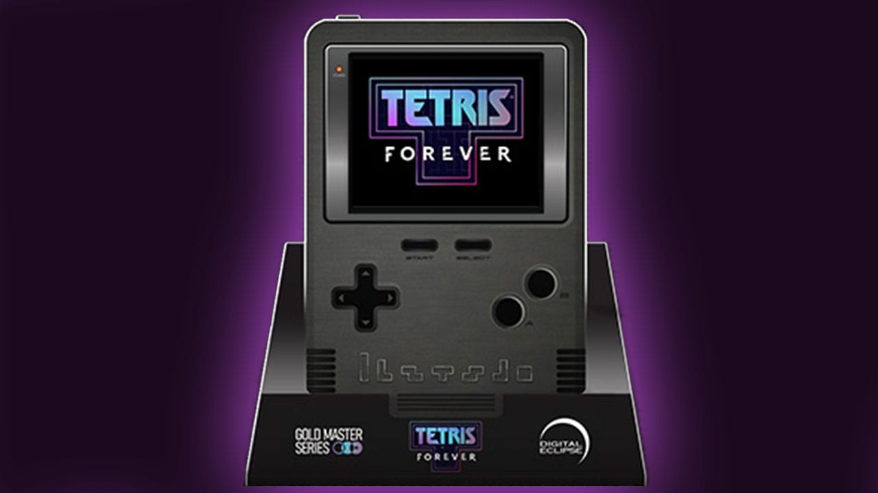 Tetris forever handheld as part of the gold collectors edition