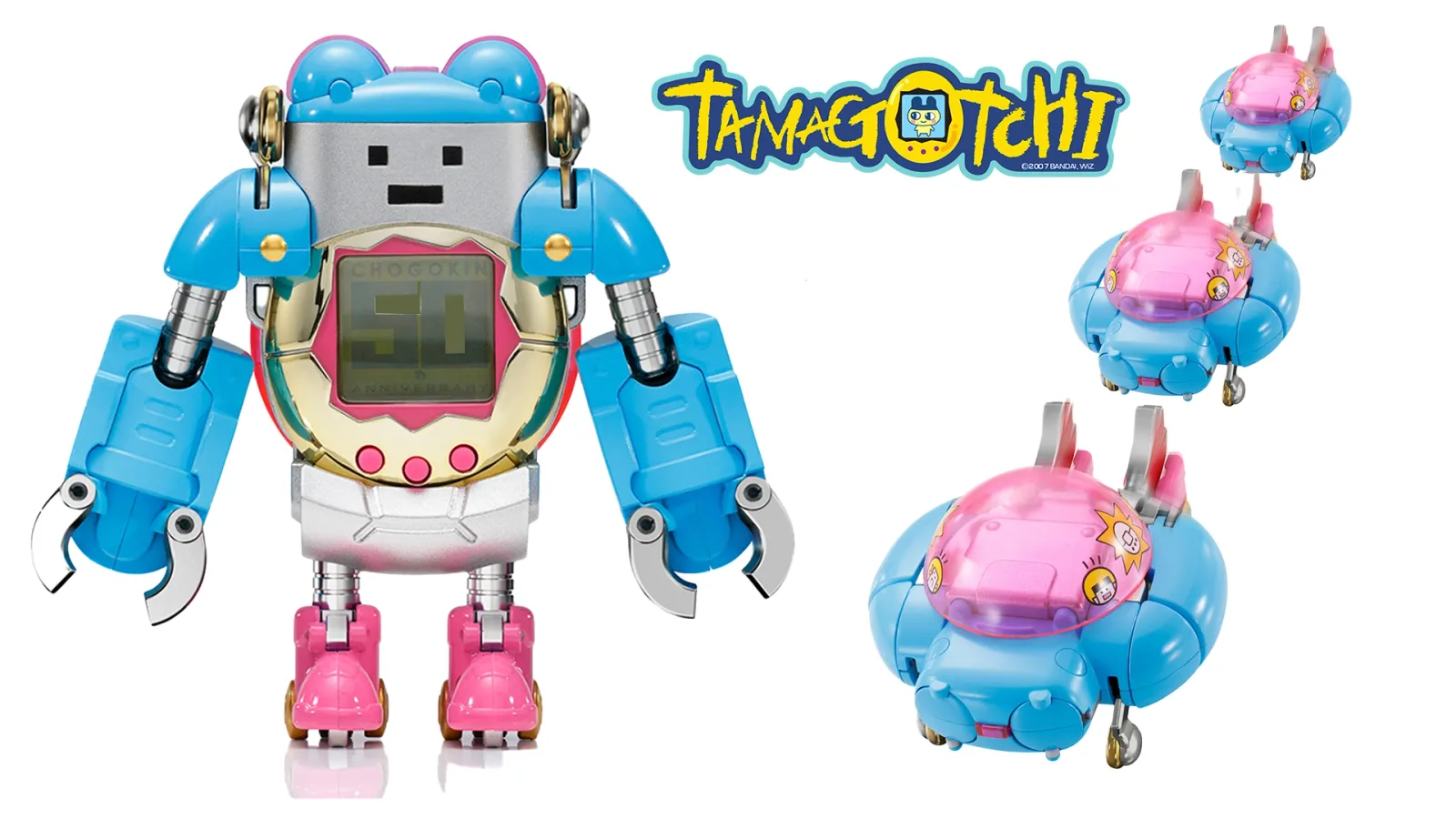 Tamagotchi's Newest Drop Is A Transforming Robot/UFO Collectible post image