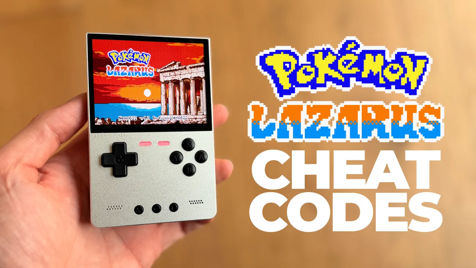 All Pokémon Lazarus Cheat Codes [Fully Tested] post image