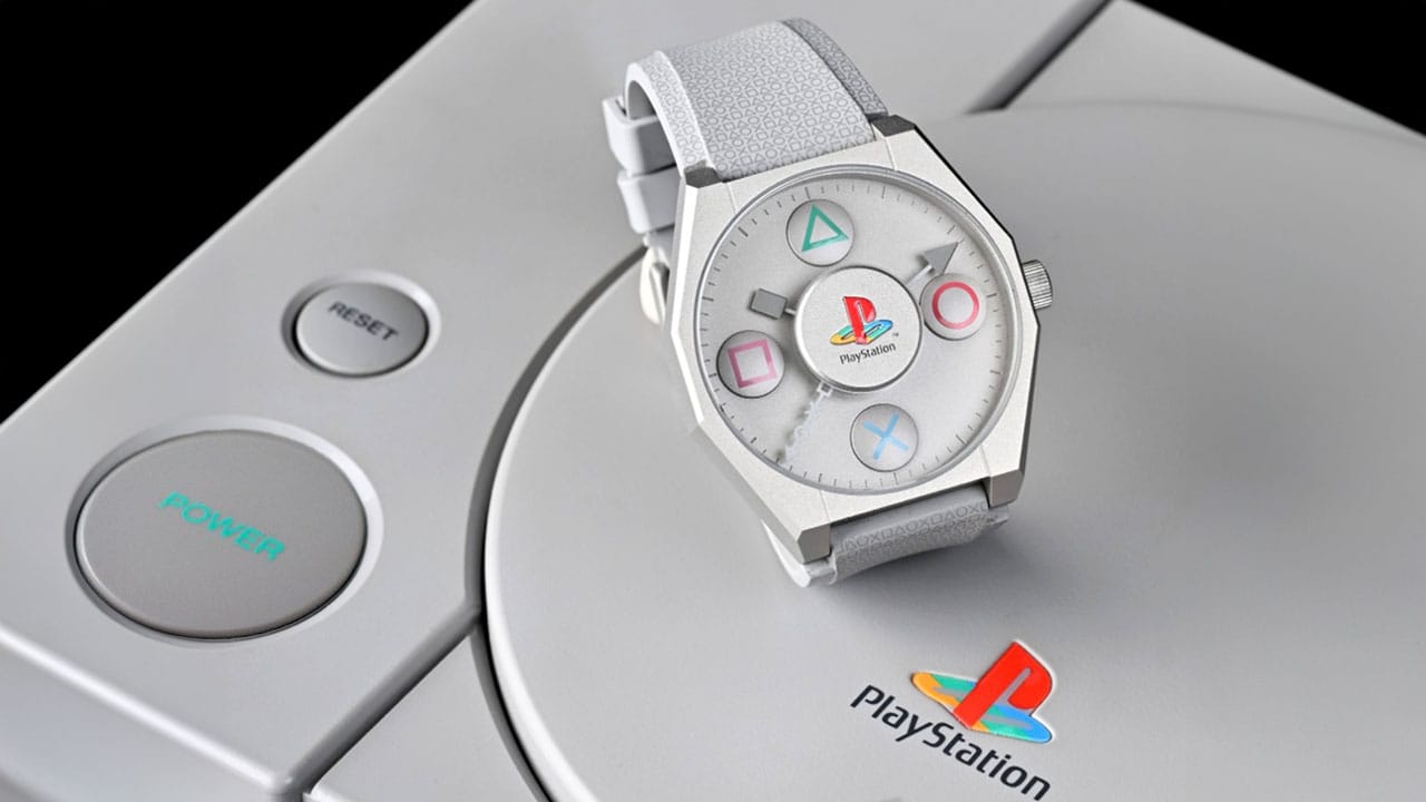 An ANICORN PS1 watch sitting on a PS1