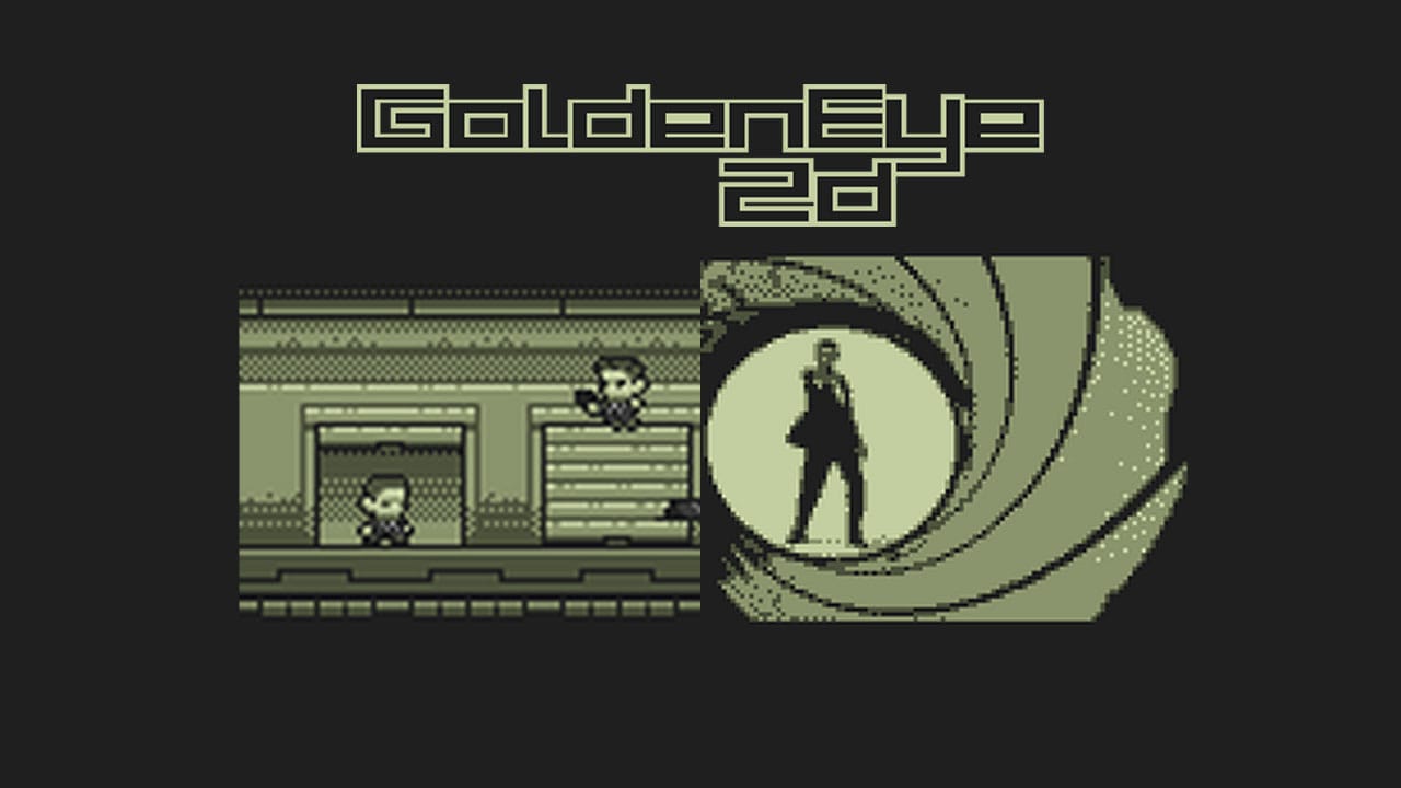 GoldenEye 2D gameplay and Bond cutscene