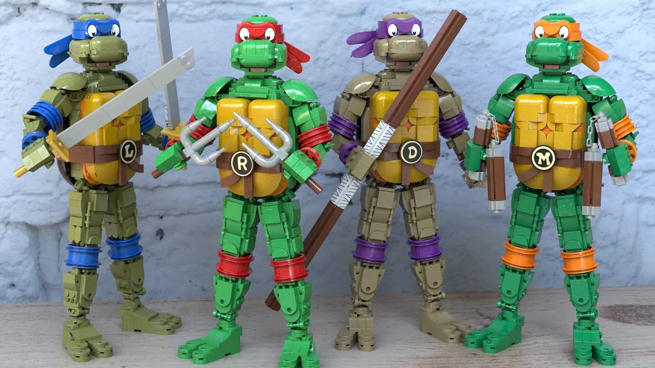 Teenage Mutant Ninja Turtles LEGO figures