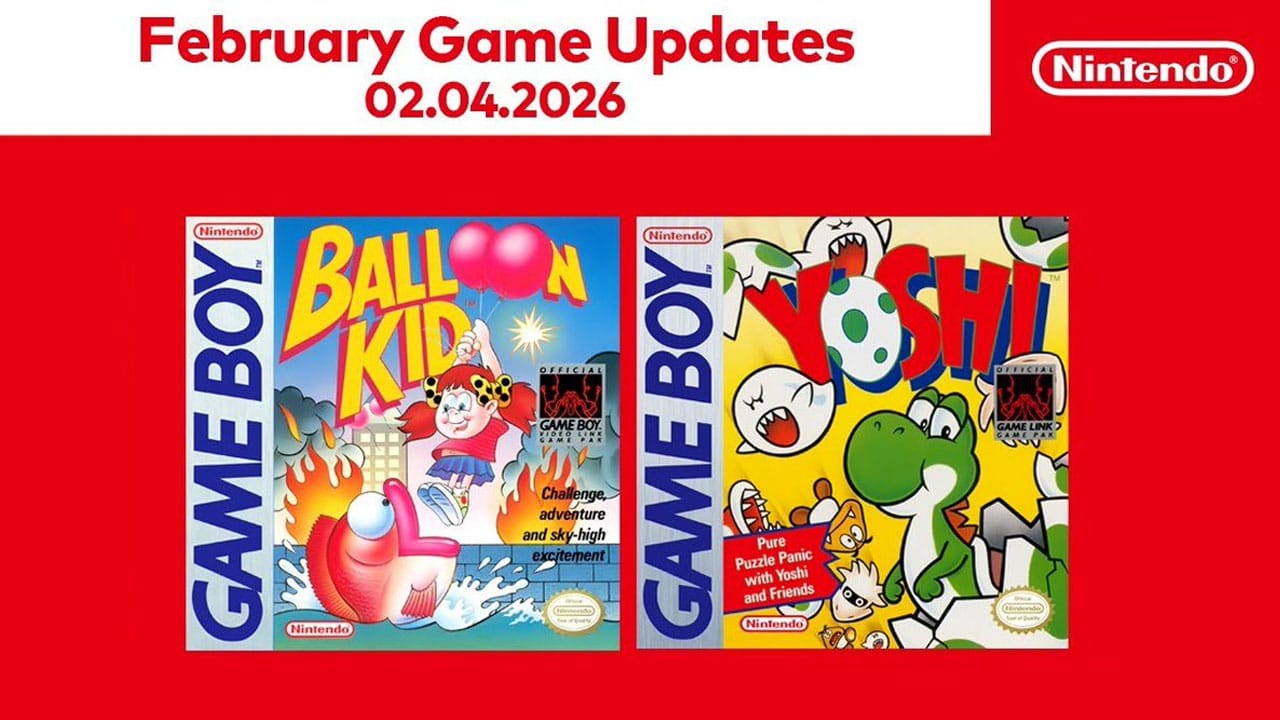 Images of two Game Boy games