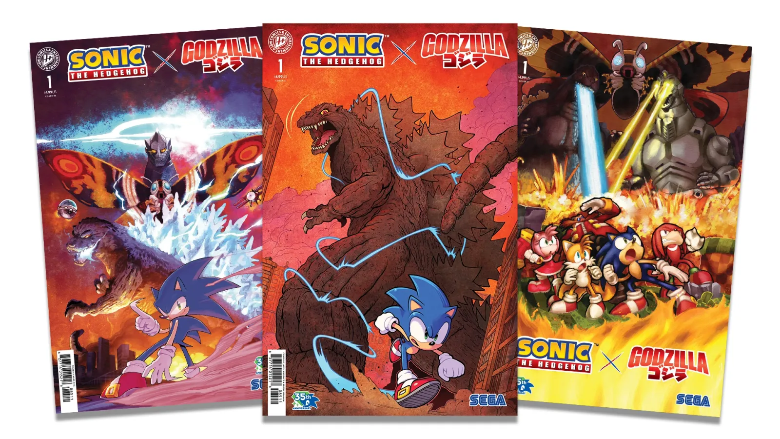 A Sonic The Hedgehog X Godzilla Comic Collab Is Coming Our Way post image