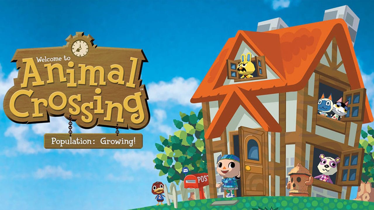 Animal Crossing GameCube promo shot