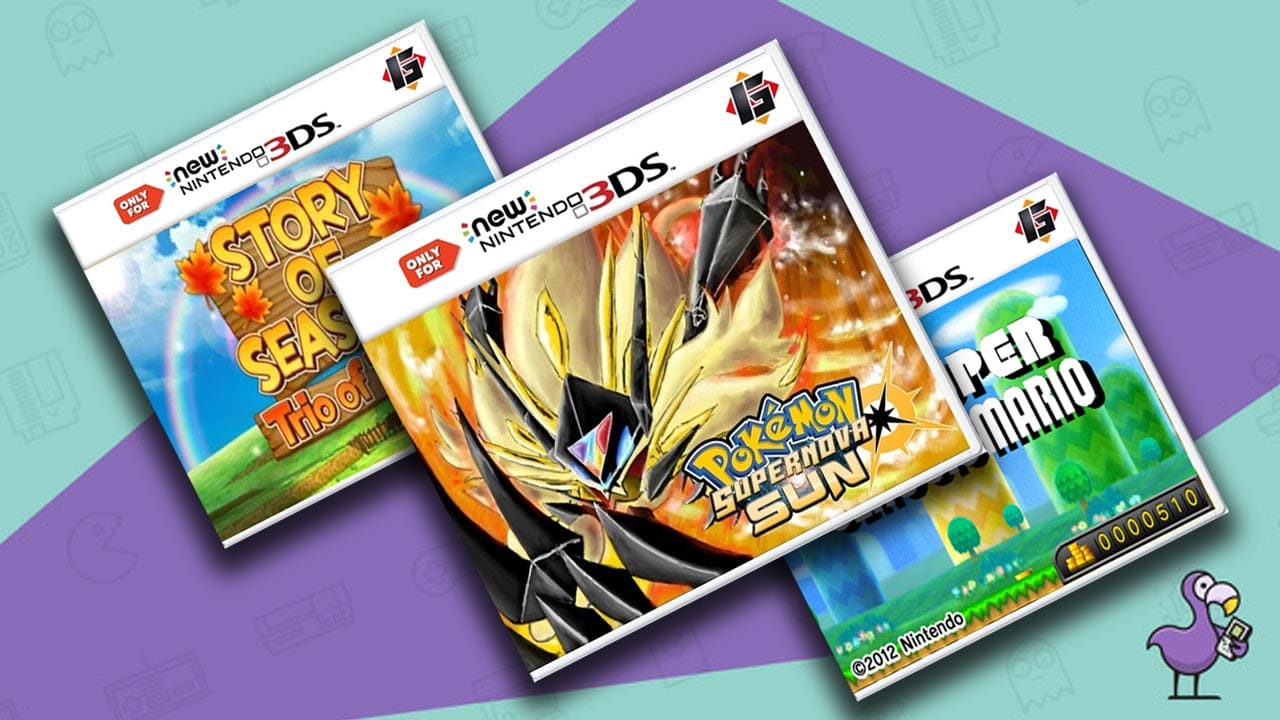 3 fan made Nintendo 3DS boxes