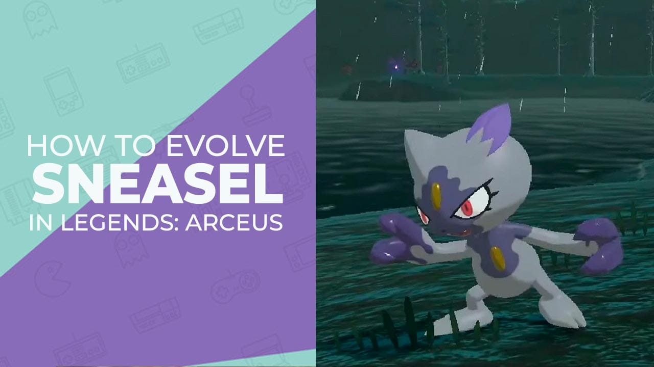 how to evolve sneasel in Pokemon legends arceus feature image retro dodo