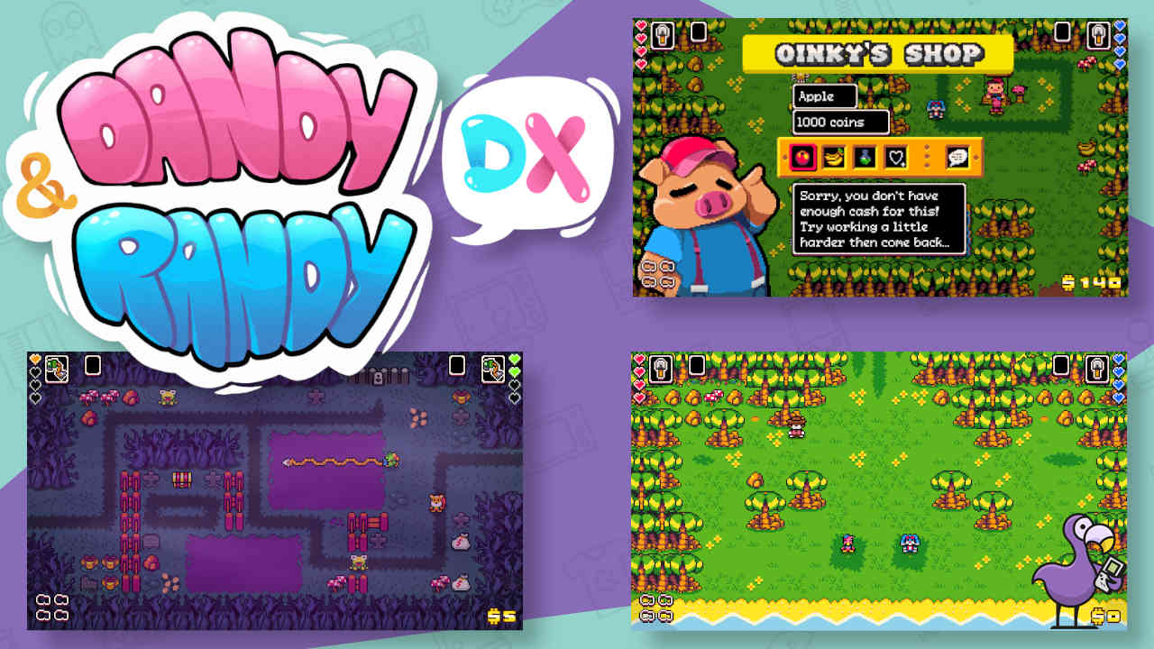 Retro-style Puzzle Adventure Dandy & Randy DX Announced for Xbox, PC & PS4 post image