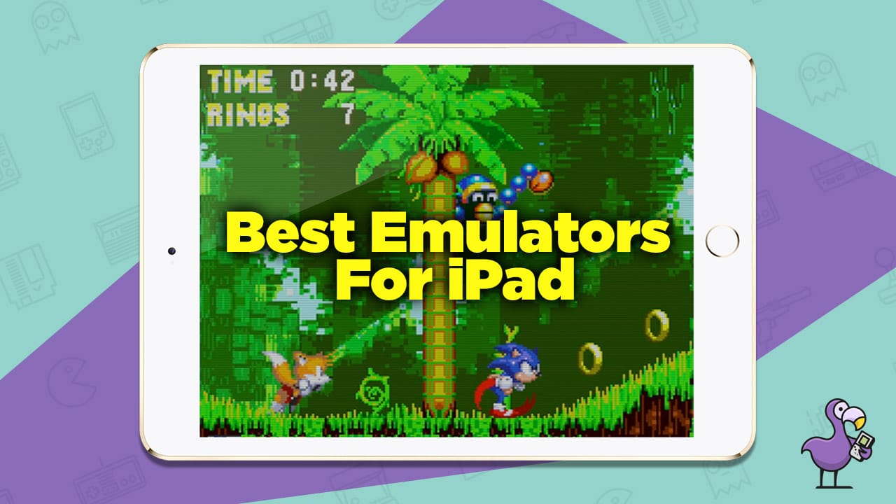 An ipad showing Sonic playing