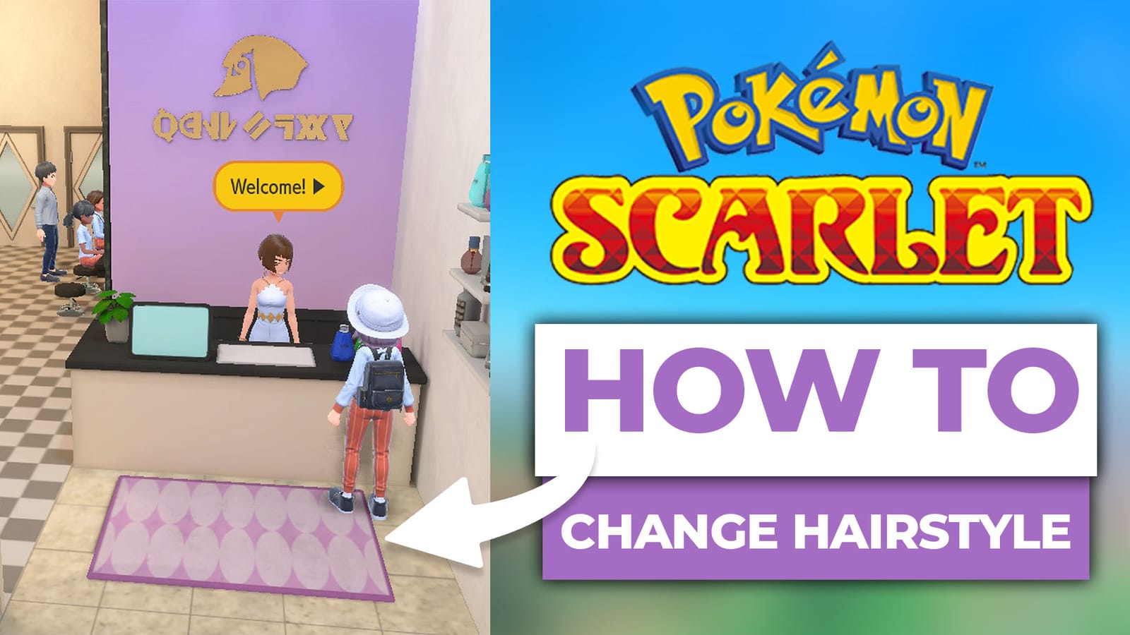 How To Change Hairtsyle In Pokemon Scarlet & Violet