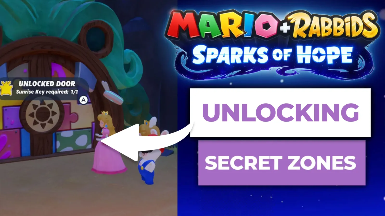 how to unlock secret zones in mario rabbids sparks of hope