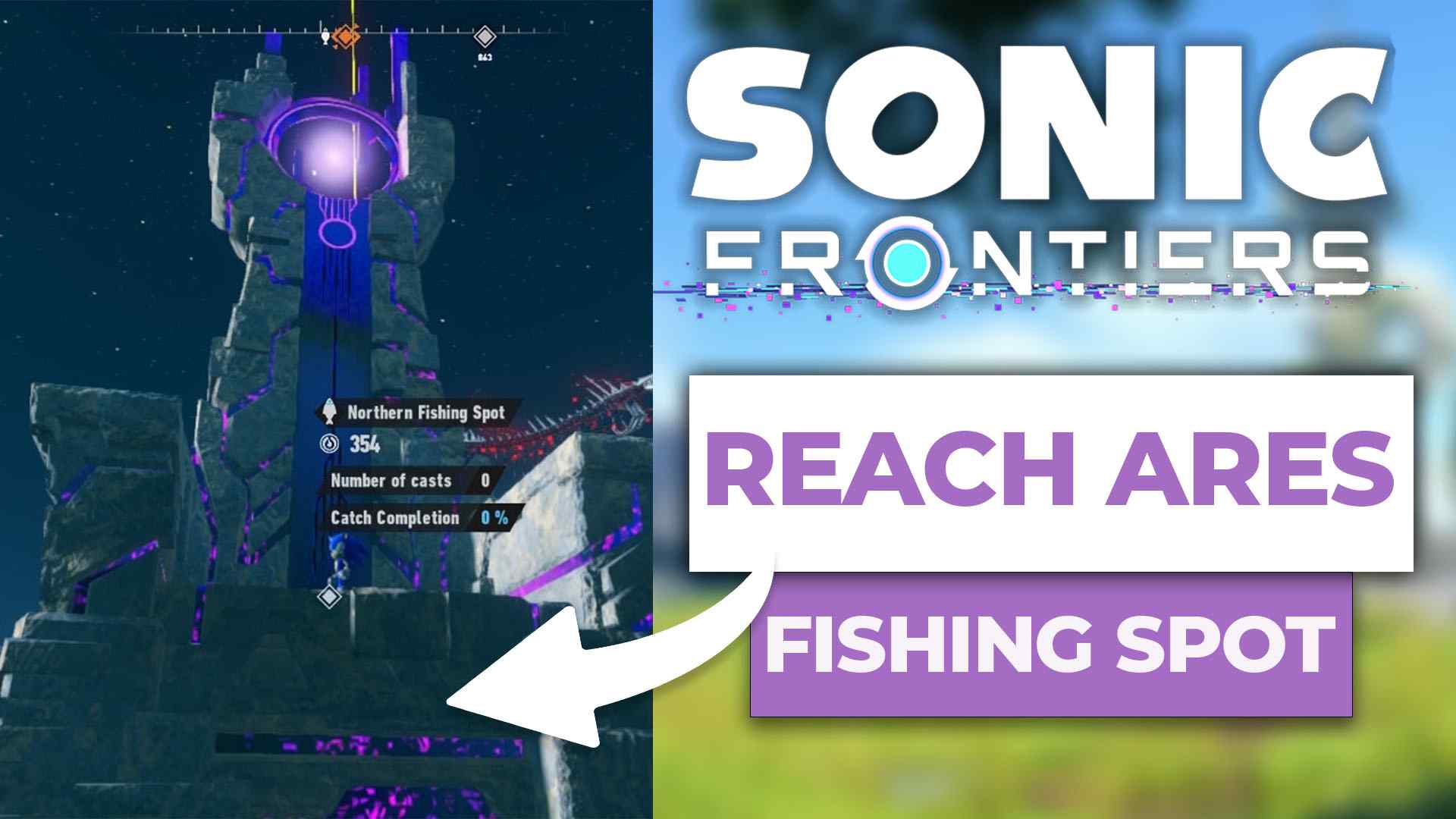 How To Reach Ares Island’s Fishing Spot In Sonic Frontiers