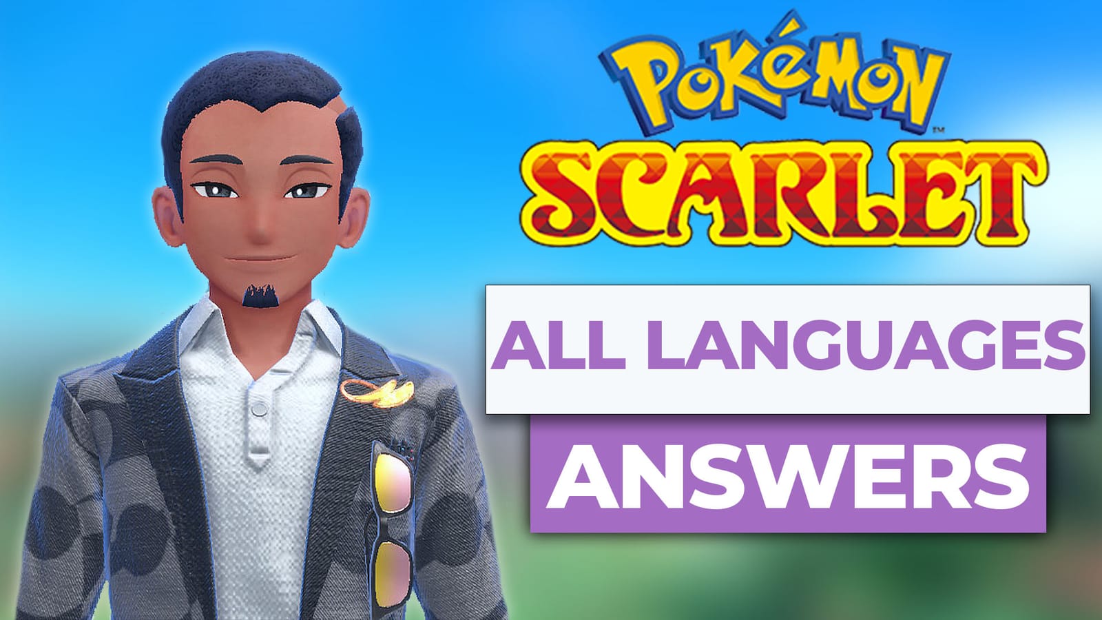 All The Languages Answers In Pokemon Scarlet & Violet