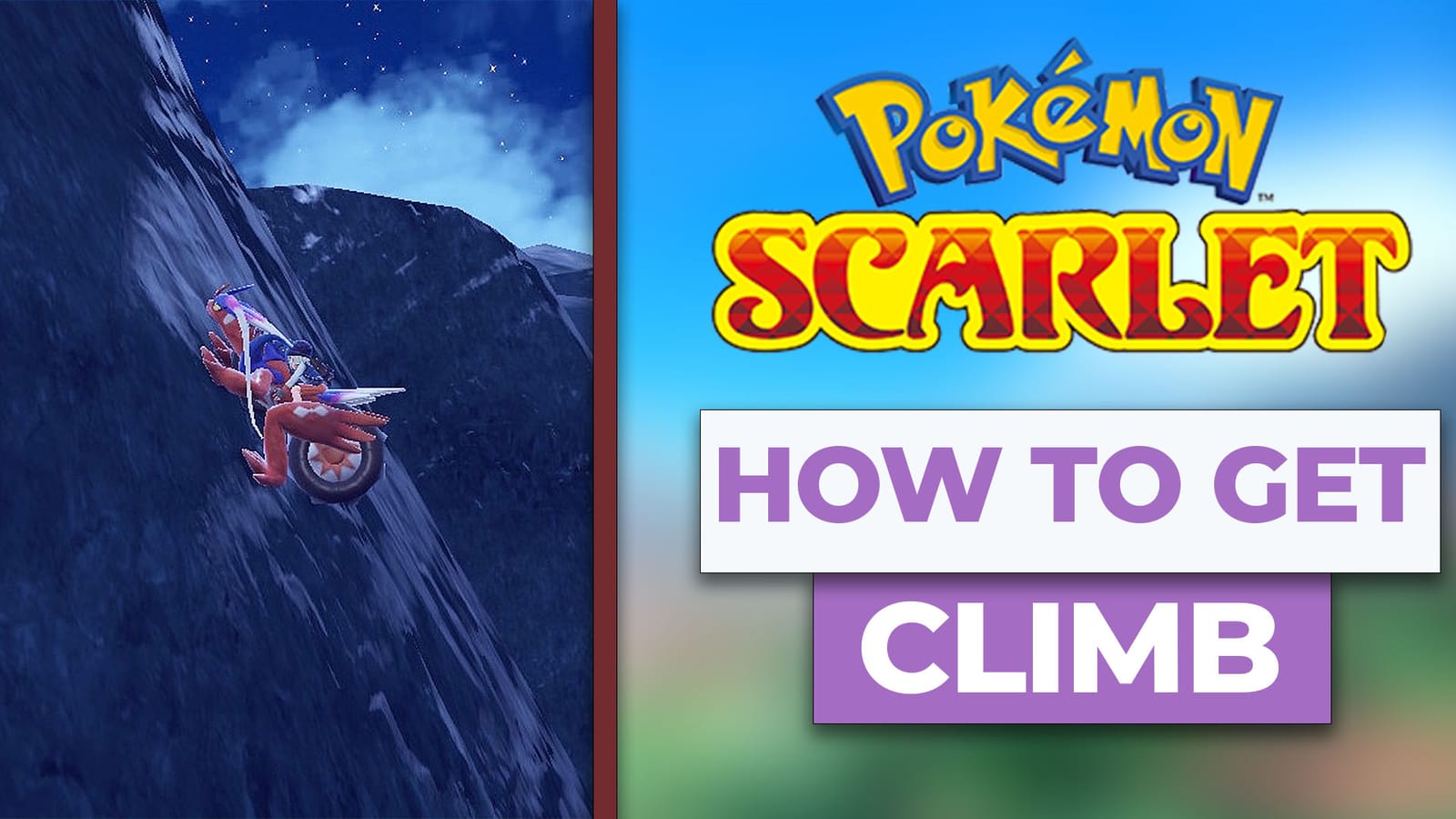 How To Climb In Pokemon Scarlet & Violet (The Easy Way)